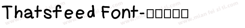 Thatsfeed Font字体转换